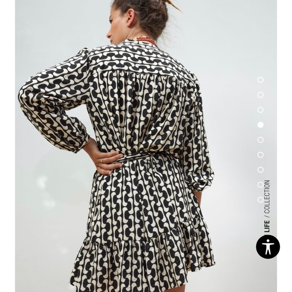 Zara Shirt Dress, size xs - Picture 2 of 4